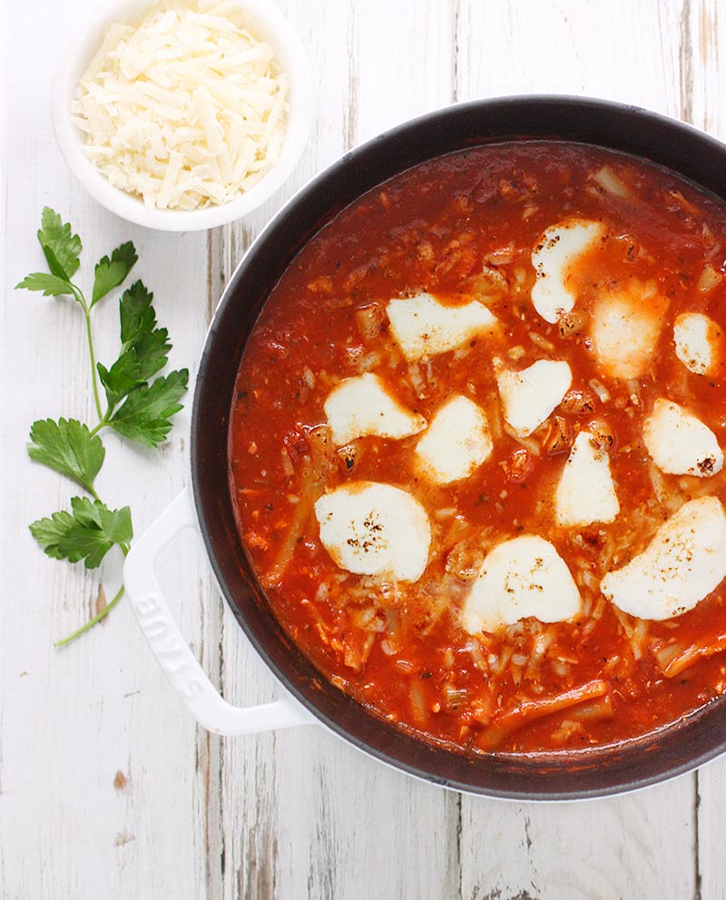 Fast and Easy Chicken Parmesan Soup