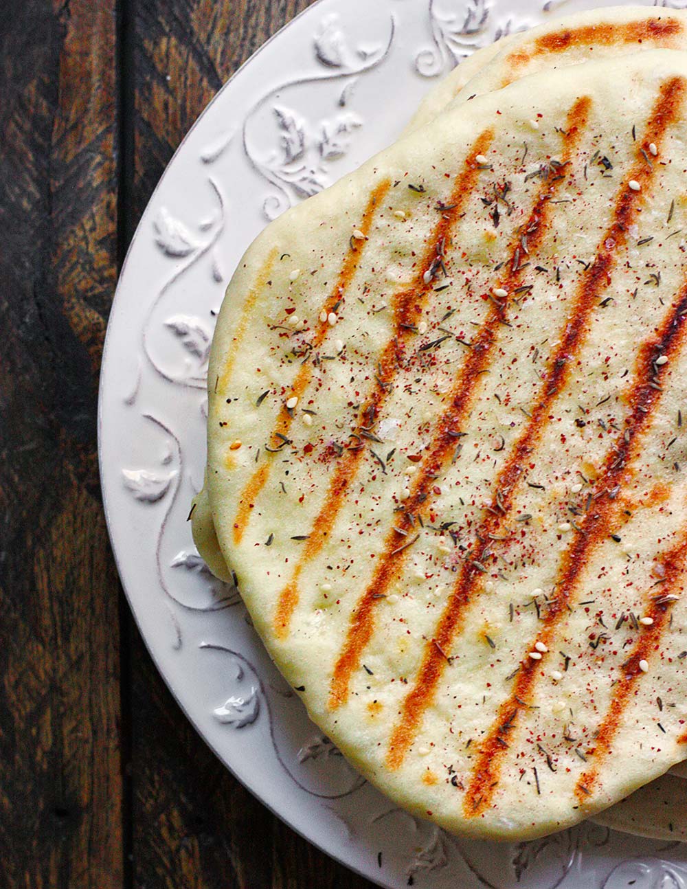 Grilled Flatbreads with Za'atar
