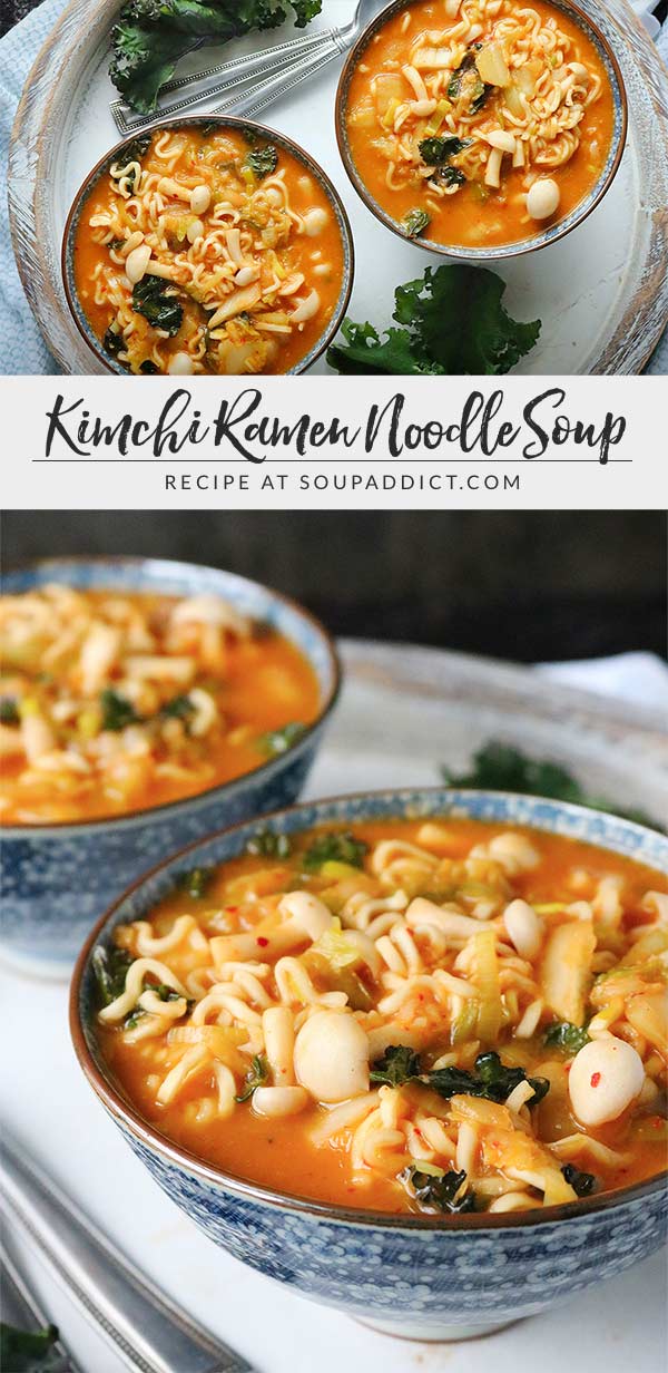 Kimchi Ramen Noodle Soup