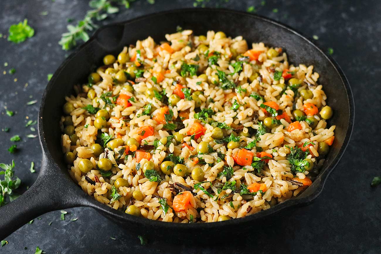 rice-medley-with-peas-carrots-chimichurri-soupaddict