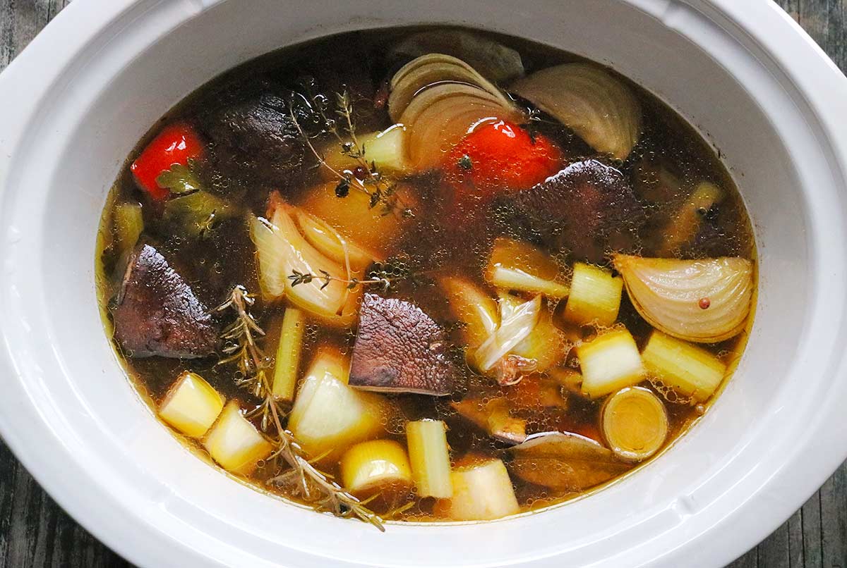 Roasted Vegetable Broth
