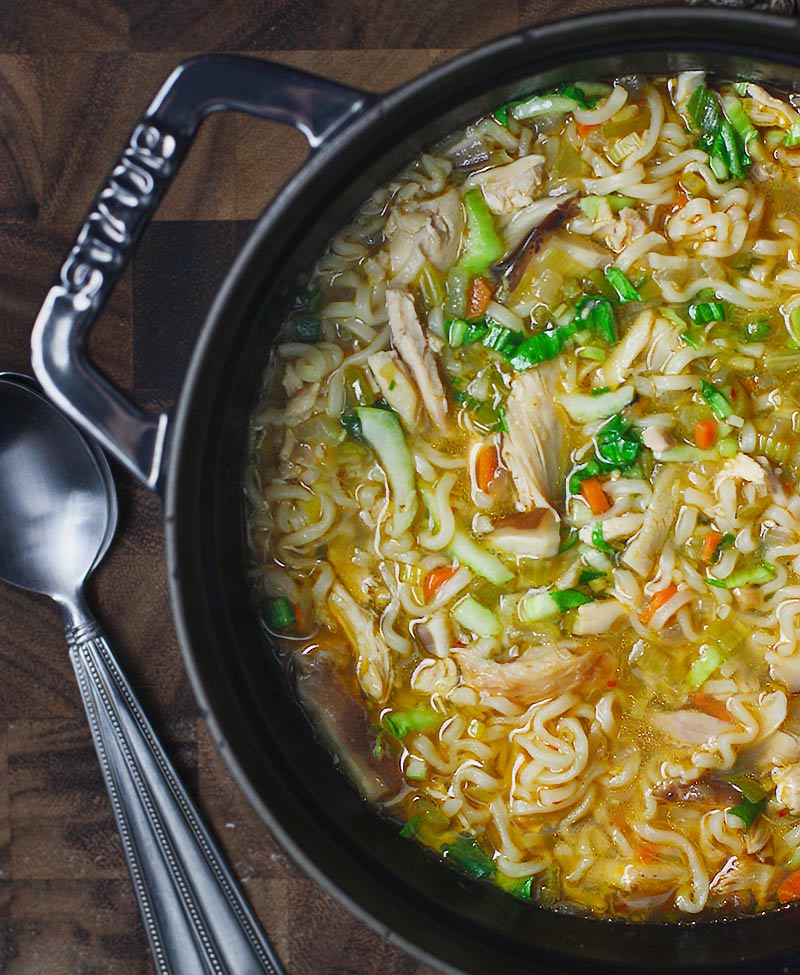 Thai Ramen Noodle Chicken Soup SoupAddict Com